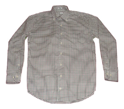 Camisa  Ralph Lauren Blanca Cuadro Estetica D10 100%original