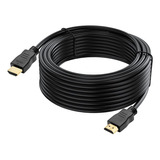 Cable Hdmi 2.0 Mosimli 25 Pies, Conectores Dorados Y Goma Tv