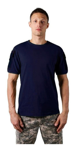 Camiseta Tática Masculina Ranger Bélica - Azul