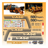 Calcomanías Case 580 Super L 4x4 Series 1 Con Extensión