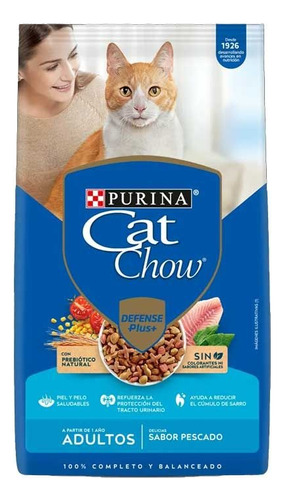 Cat Chow Gato Adulto Sabor Pescado 24 Kg