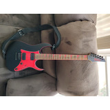 Guitarra Eléctrica Ibanez Rg Gio Grg131dx Álamo Black Flat