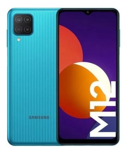 Celular Samsung Galaxy M12 Dual Sim (128 Gb) Blue 4gb-ram  