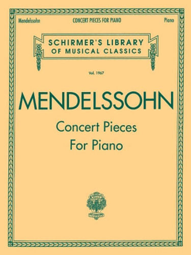 Concert Pieces Mendelssohn, Felix