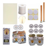 Kit De Fabricación De Velas Basico Diy (parafina Solida)