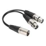 Cable Xlr De Audio Balanceado Para Micrófono Estéreo Doble H