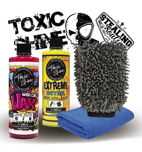 Toxic Shine | Kit Combo Lavado | Básico #51 | Shampoo + Cera