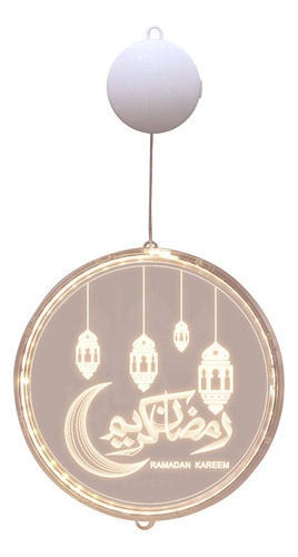 Luz De Ventana Eid Mubarak Decoración Acrílica Estilo D