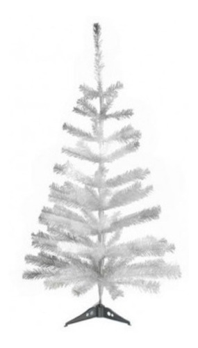 Árbol De Navidad Premium 1,20 Mts Gofrado Blanco