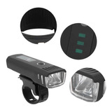 Luz  Led Bicicleta Carga Usb 4 Modos De Lámpara 