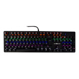 Teclado Gamer Game Factor Kbg400 Alámbrico Multimedia Rgb