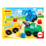 Abrick Set X 3 Vehículos Construcción Grúa Antex 9042