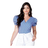 Blusa Azul Mp 89178