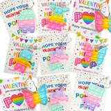 Pop It De San Valentín Para Niños, Intercambio De San Valent