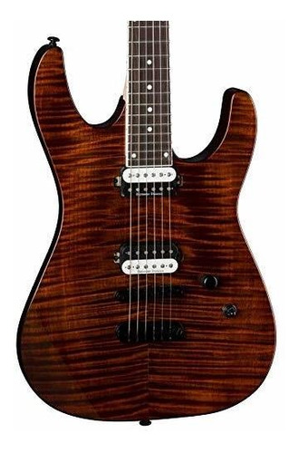 Dean Modern 24 Select Flame Top Guitarra Electrica, Ojo De 