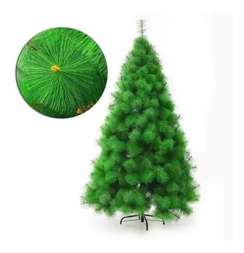 Arvore De Natal Pinheiro Luxo Verde  1,50m  C/ 153 Galhos