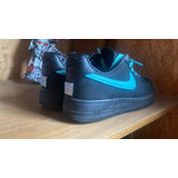 Nike Air Force 1 Negras Sin Caña Talla 40