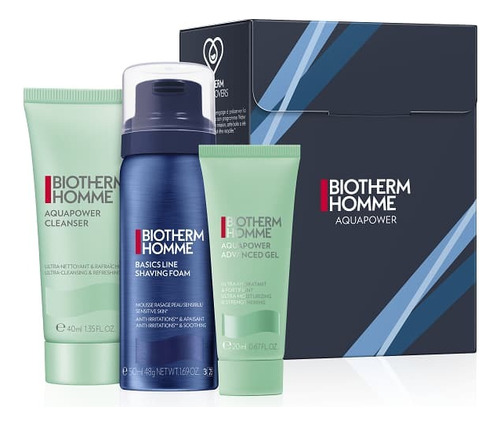 Biotherm Homme Travel Set Aquapower + Foam Shave