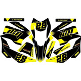 Stickers, Calca, Vinil, Para Moto Dm200 2023 Lima Mod-111