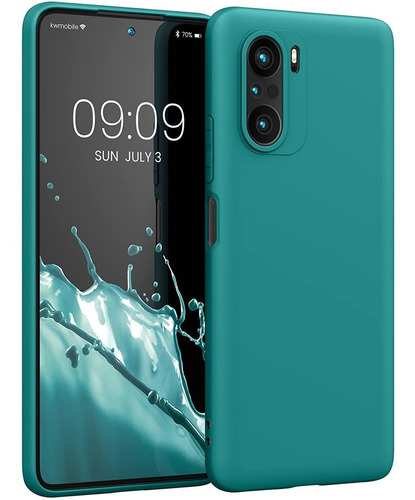 Funda Xiaomi Mi 11 & Poco F3 De Silicona - Verde Azulado