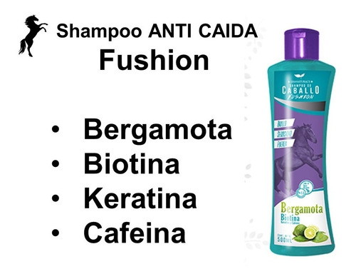 Shampoo Anticaida Crecimiento Cabello Fusion Unisex 500ml 1p