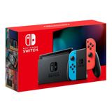 Nintendo Switch Neon Blue And Neon Red Joycon. Color Rojo