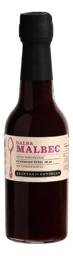 Salsa Malbec Sin Conservantes 180ml Receta De Entonces