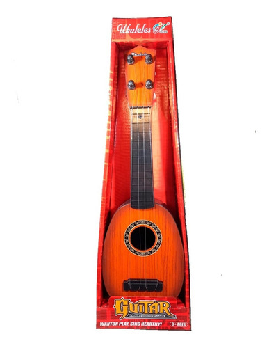 Guitarra  Juguete 4 Cuerda Especial Niño Niña 38 Cm 