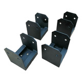 Base Acero Outdoor Defes Para Pilar Madera 4x4  Pack 4 Uni