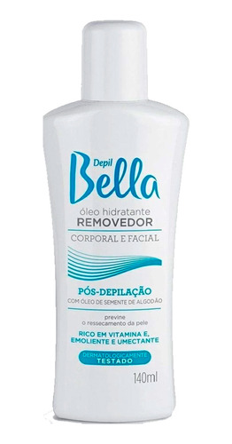 Óleo Removedor Pós Depilação Algodão Depil Bella 140ml