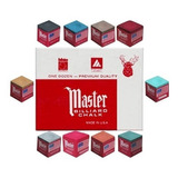 Tiza De Billar Master Caja De 12 Piezas 