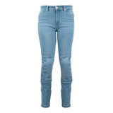 Pantalon Moto Protecciones Joe Rocket Lotus Jeans Azul Mujer