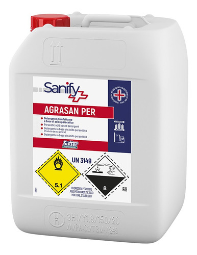 Sutter Agrasan Per X 20 Kg.desinfectante Acido Peracetico