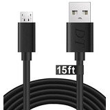 Ps4 Cable Usb Micro, Playstation Velocidad De 15 Pies De Alt