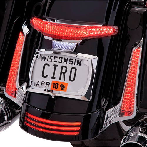 Ciro Portaplacas Para Harley Davidson '14-'20 Touring