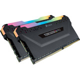 Memoria Ram 16gb Corsair Vengeance Rgb Pro (2x8gb) Ddr4 3200mhz C16 Led - Black