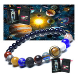 Nova Pulseira Sistema Solar 8 Planetas Galaxia + Brinde