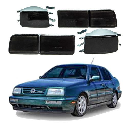 Cuartos Y Reflejantes Jetta Golf A3 Jgo 4 Pzs Humo