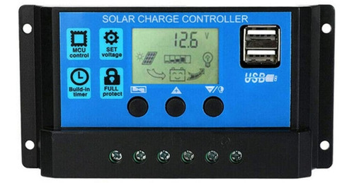 Modulo Controlador Carga Energía Panel Solar Regulador