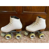 Patin Nacional Talle 31 Bota Mora Plancha Roll Line Mirage 2