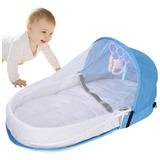 Moises Cuna Cama Para Bebe Plegable Portátil Con Mosquitero