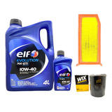 Kit Aceite Elf 10w40 Y Filtros Aceite Aire Kangoo H4m Nissan