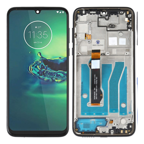 Tela Frontal Compatível Com Moto G8 Plus Xt2019  Aro Premium