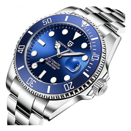 Pagani Design Pd-1639 Automatico Submariner Style Blue