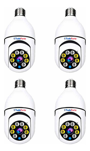 4 Câmeras Ip Wifi 360 Residencial Sensor De Presença Noturno
