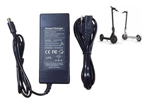 Adaptador Cargador Para Patineta Electica Xiaomi M365 42v 2a