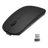 Mouse 2 En 1 Bluetooth Y Wifi 2.4ghz Slim Recargable