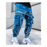 Pantalones Cargo De Hip Hop Para Hombre