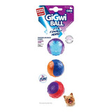 Gigwi Juguete Bola Para Perro - Pack X 3 Talla Small (5cm)