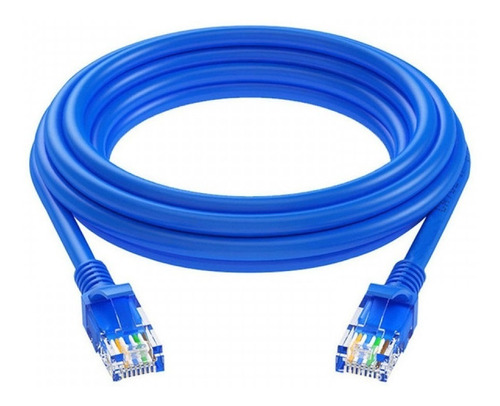 Cabo De Rede Montado Ethernet Lan Rj45 Cat5e C/ 10 Metros